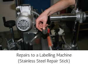 Epoxy Putty Repair Stick Stainless Steel - Urgent Repairs to a Labelling Machine